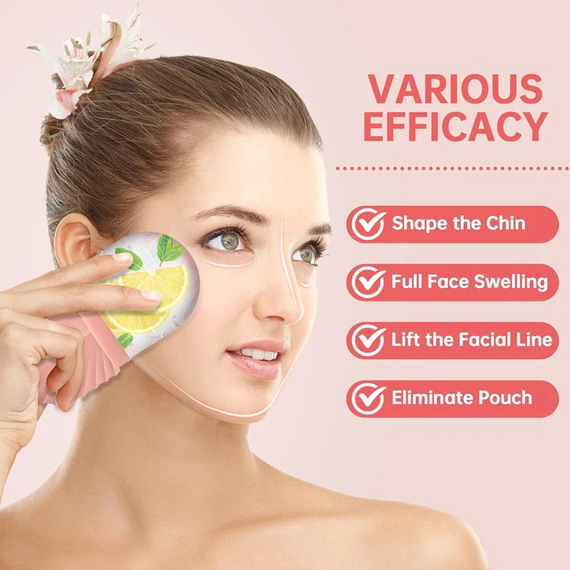 Silicone Ice Face Roller – Puffiness & Pore-Reducing Facial Tool