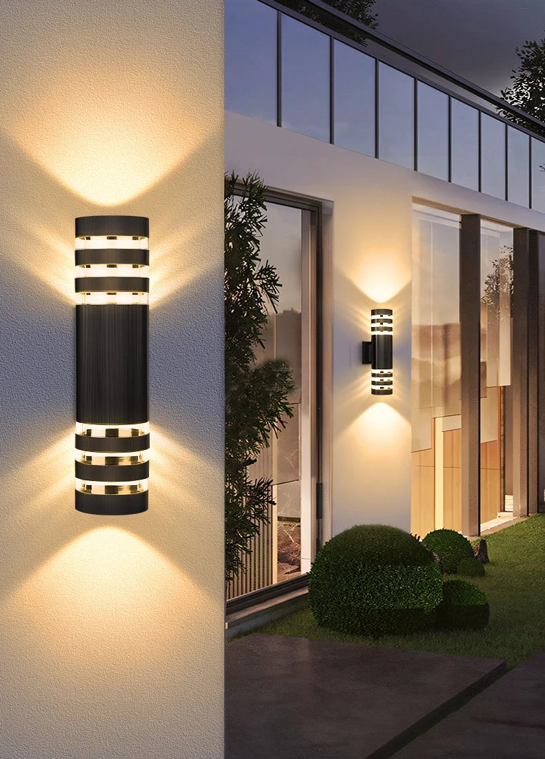 Outdoor Waterproof Street Wall Light – LED E27 Bulb Fixture