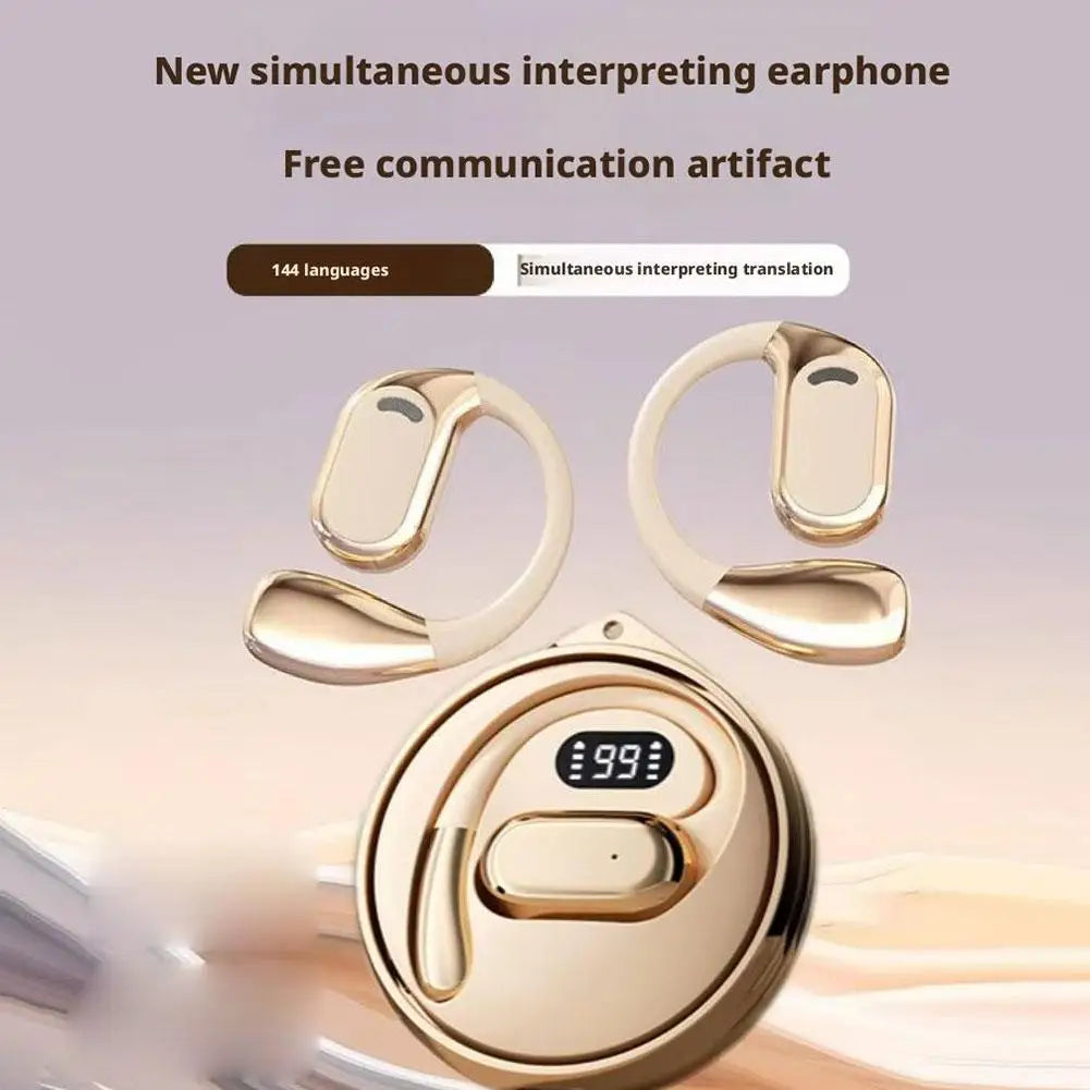 D88 AI Translation Earbuds – Wireless Bluetooth Headphones