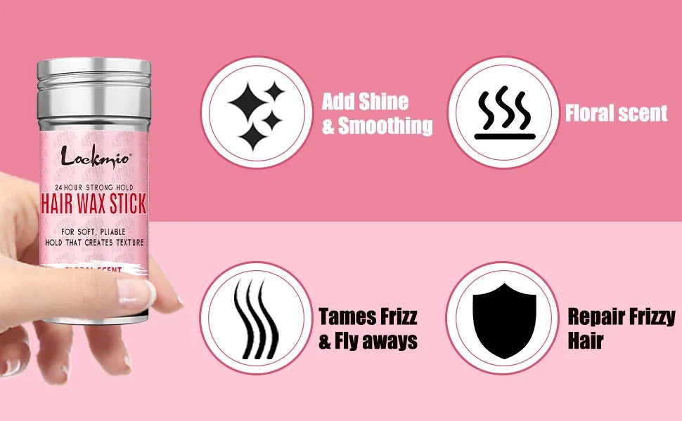 Anti-Frizz Hair Control Wax for Women -Smoothing Pomade for Wigs