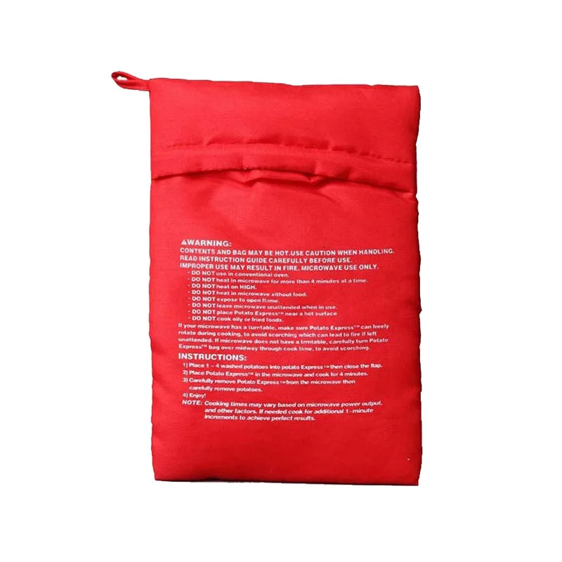 Microwave Potato Cooker Bag – Reusable Baked Potato Pouch