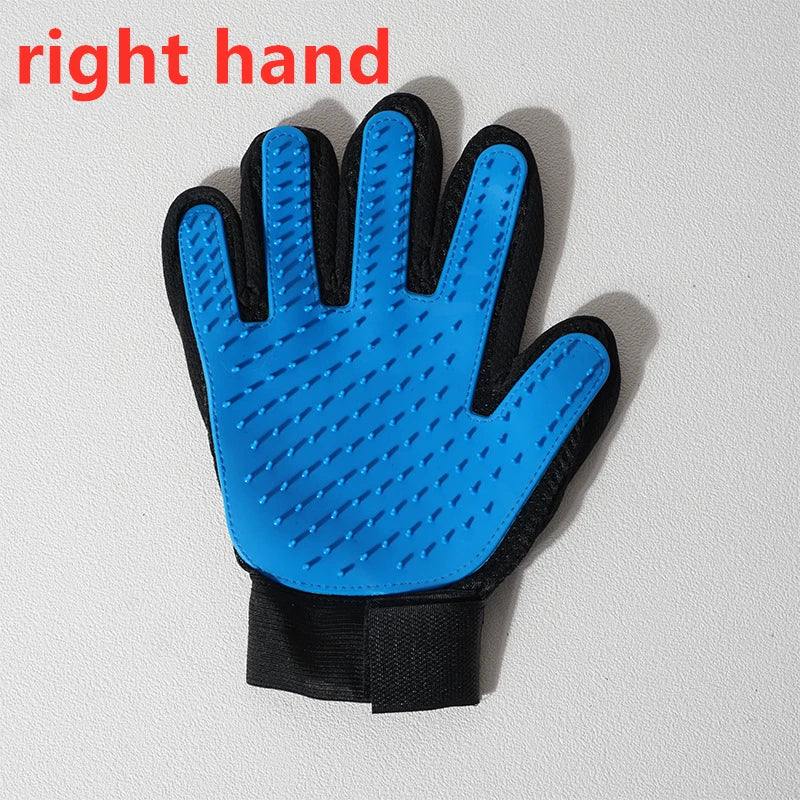 Pet Grooming Glove – Deshedding Brush & Bath Massage Tool for Cats & Dogs