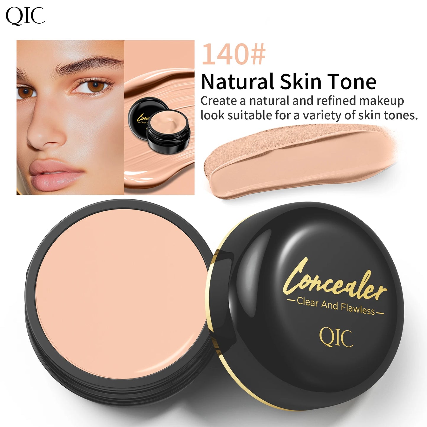 Waterproof Full Coverage Concealer for Scars, Tattoos & Blemishes