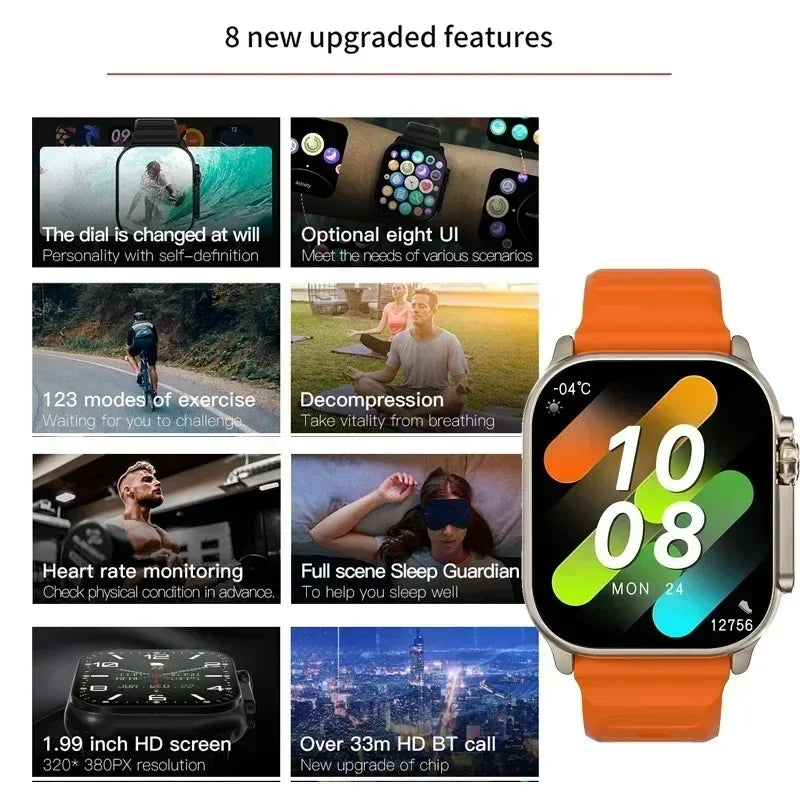 Smartwatch T900 U2 Bluetooth Call 49mm