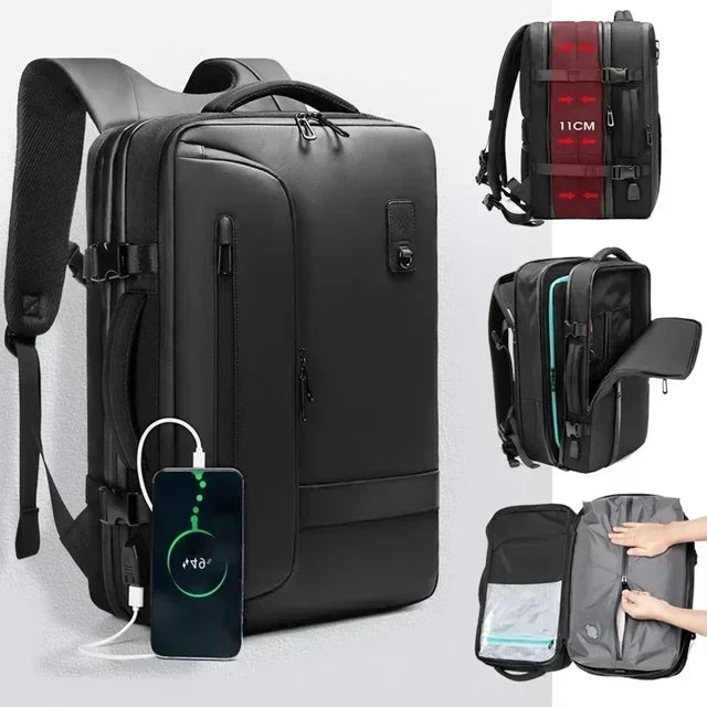 Cartmela 60L Vacuum Compression Backpack with Pump