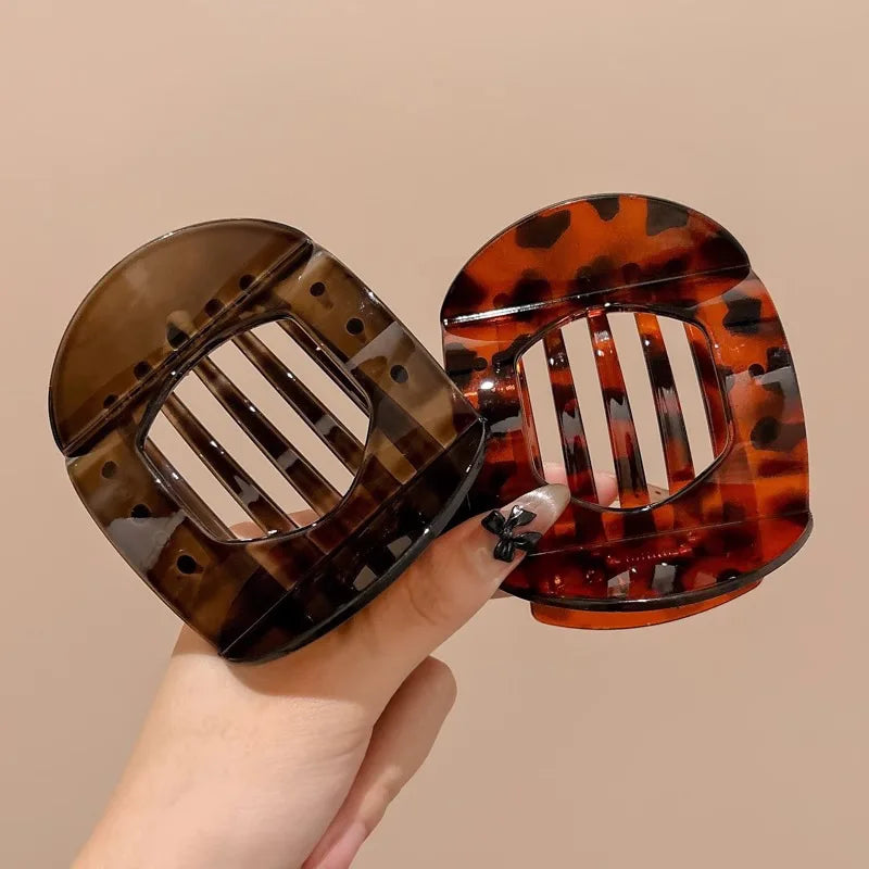 Acetic Acid Hair Clip – Simple Spring Spoon Clip for Women