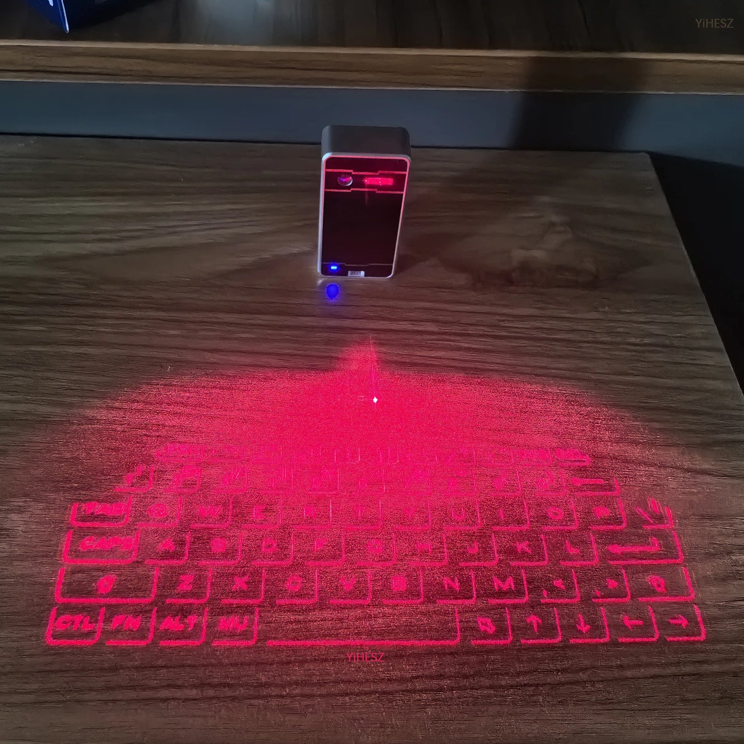 Portable Laser Bluetooth Keyboard with Mouse for Phone & Tablet