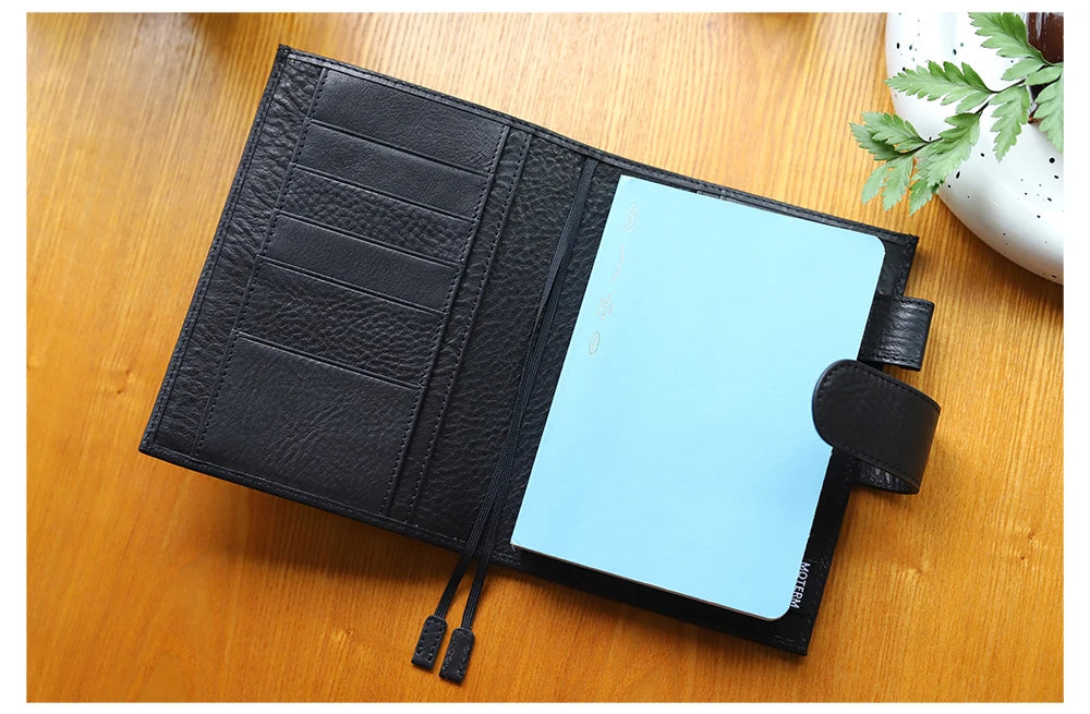 A6 Plus Leather Notebook Cover – Full Grain Vegetable Tanned