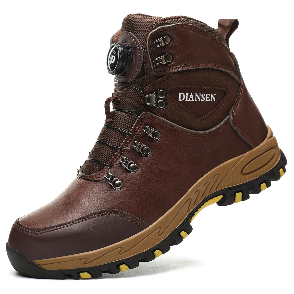 Rotating Button Safety Shoes for Men