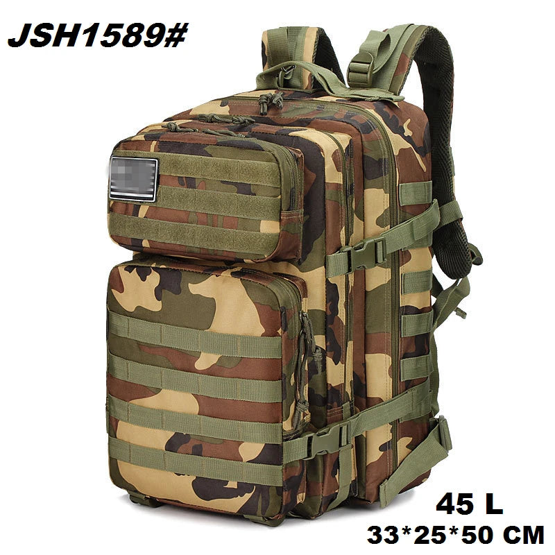 Tactical Backpack – Small Gym, Travel & Hiking Bag with Molle System