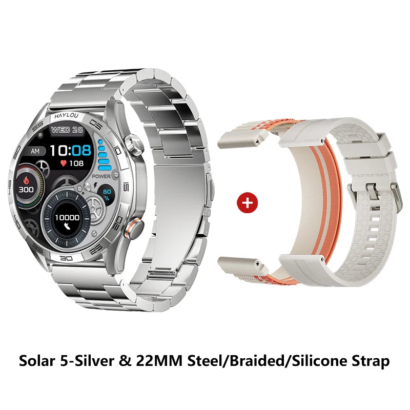 Solar 5 Voice Calling Smartwatch – AMOLED Display
