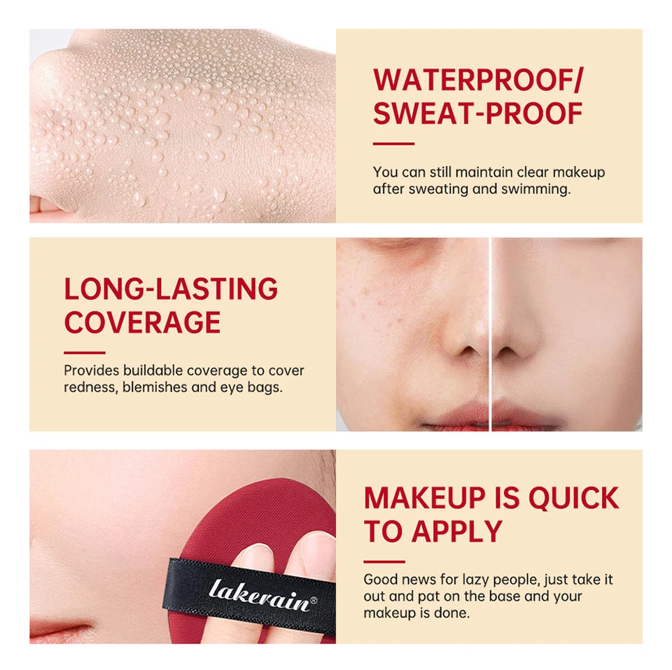Long-Lasting BB Cream Air Cushion Foundation with Sunscreen