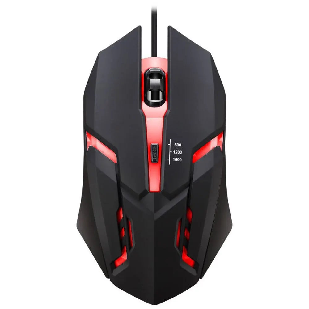 2023 Ergonomic Gaming Mouse – USB Backlit Computer & Laptop Mouse