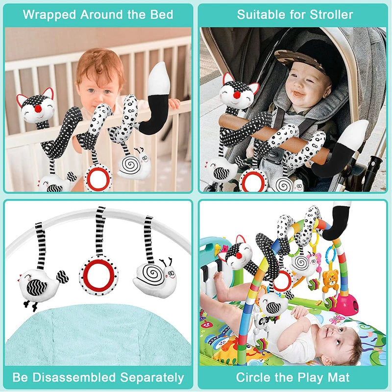 Cartmela Baby Spiral Plush Toys