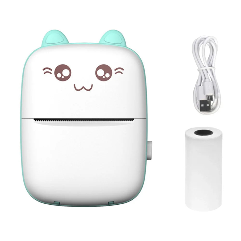 Mini Bluetooth Label Printer – Portable Error Note Photo Printer