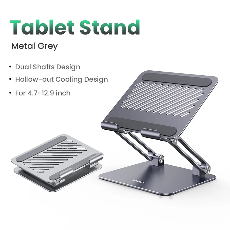 Aluminum Tablet & Phone Stand – Adjustable Holder for Desk