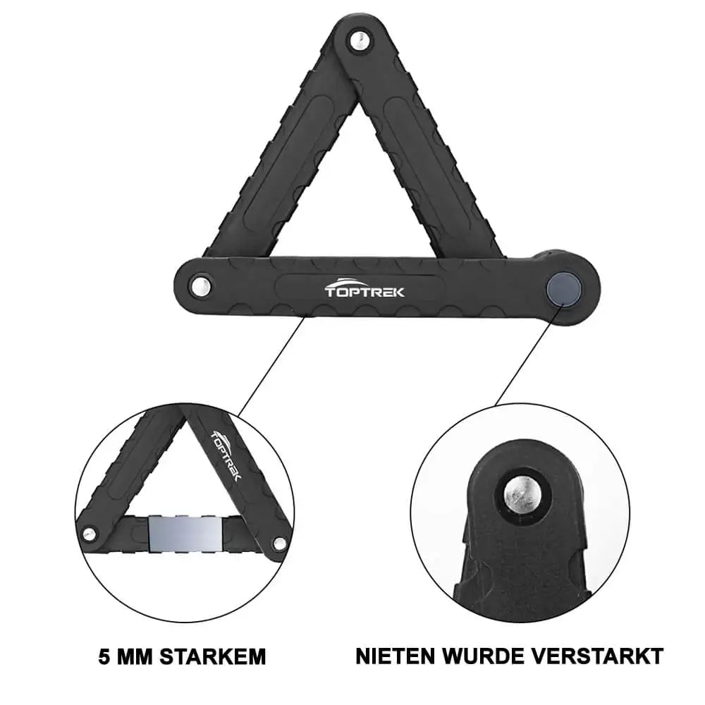 Foldable Bicycle Lock – High Security Anti-Theft Bike Accessory