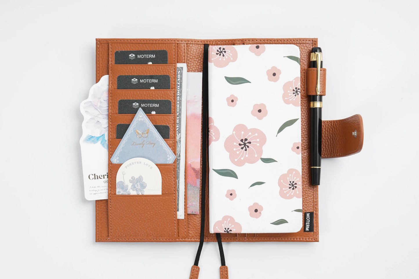 Pebbled Leather Planner Cover – Fits Weeks & Skinny Mini Planners