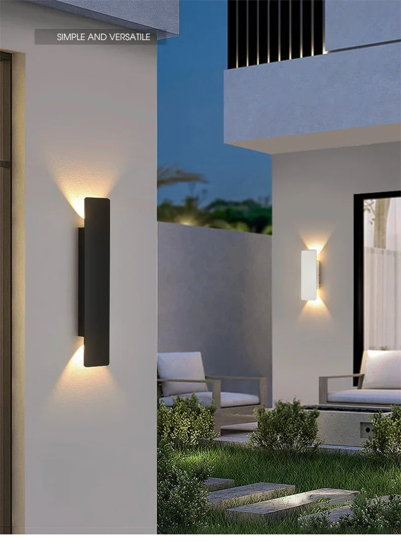 Modern LED Outdoor Wall Lamp – Waterproof IP65 Up Down Light
