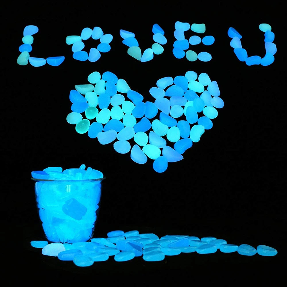 500pcs High Brightness Luminous Stones for Garden & Decor