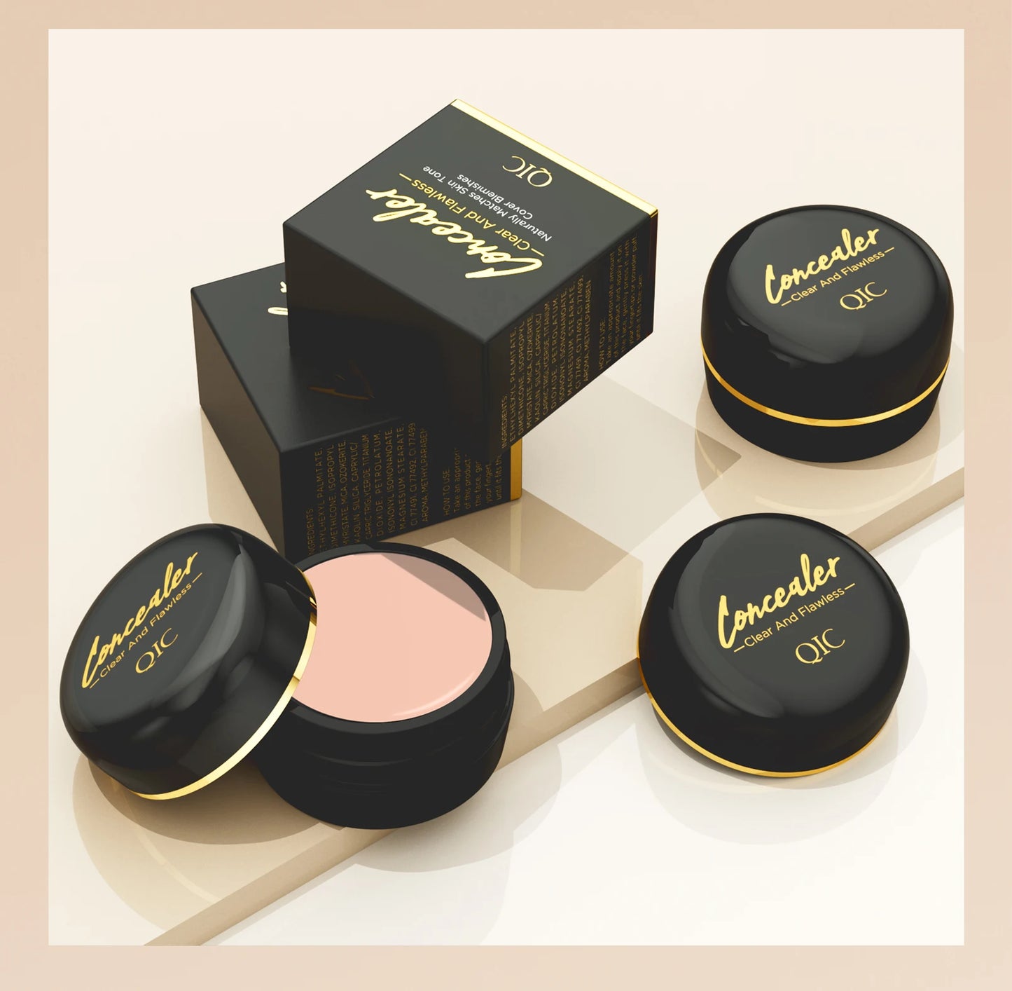 Waterproof Full Coverage Concealer for Scars, Tattoos & Blemishes