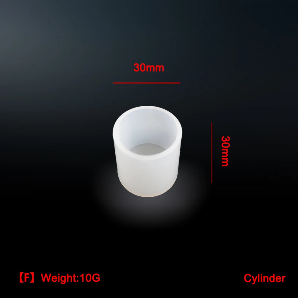 Cylindrical Hexagon Silicone Mold – DIY Resin & Candle Mould
