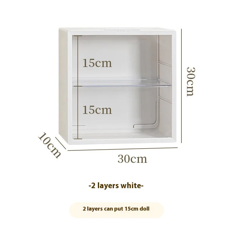 Labubu Acrylic Wall Display Cabinet