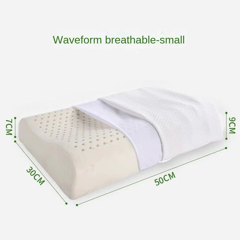 Natural Latex Orthopedic Pillow | Massage Sleep Support Cushion