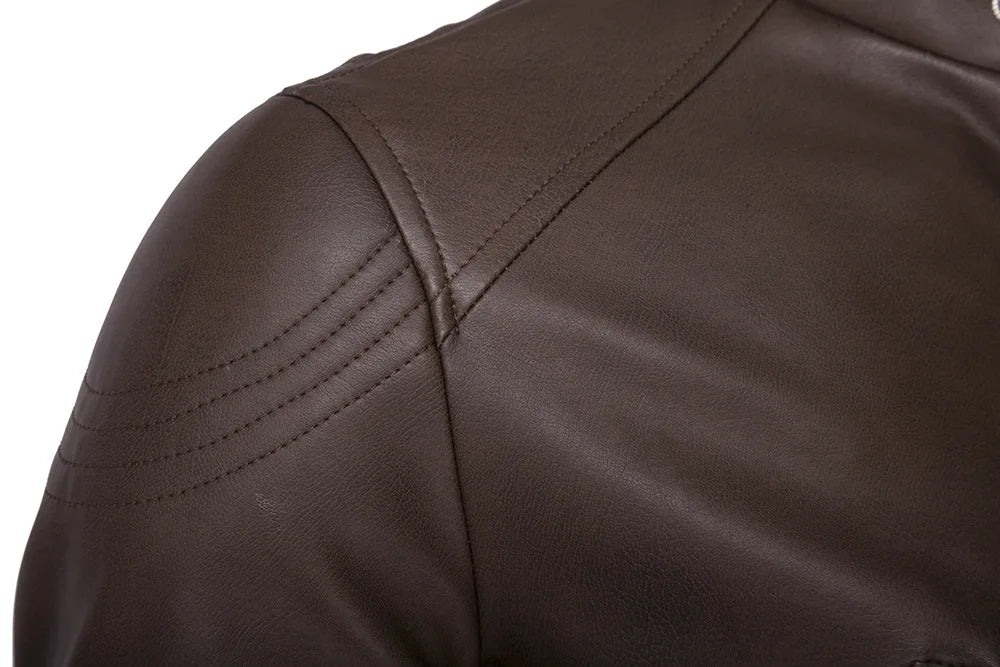 Cartmela Wolverine-Inspired Men’s PU Leather Jacket