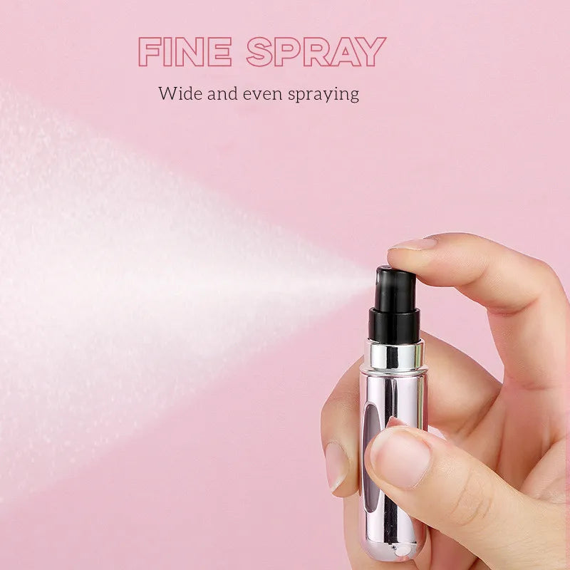 5ml Portable Perfume Refill Bottle – Travel Spray Atomizer