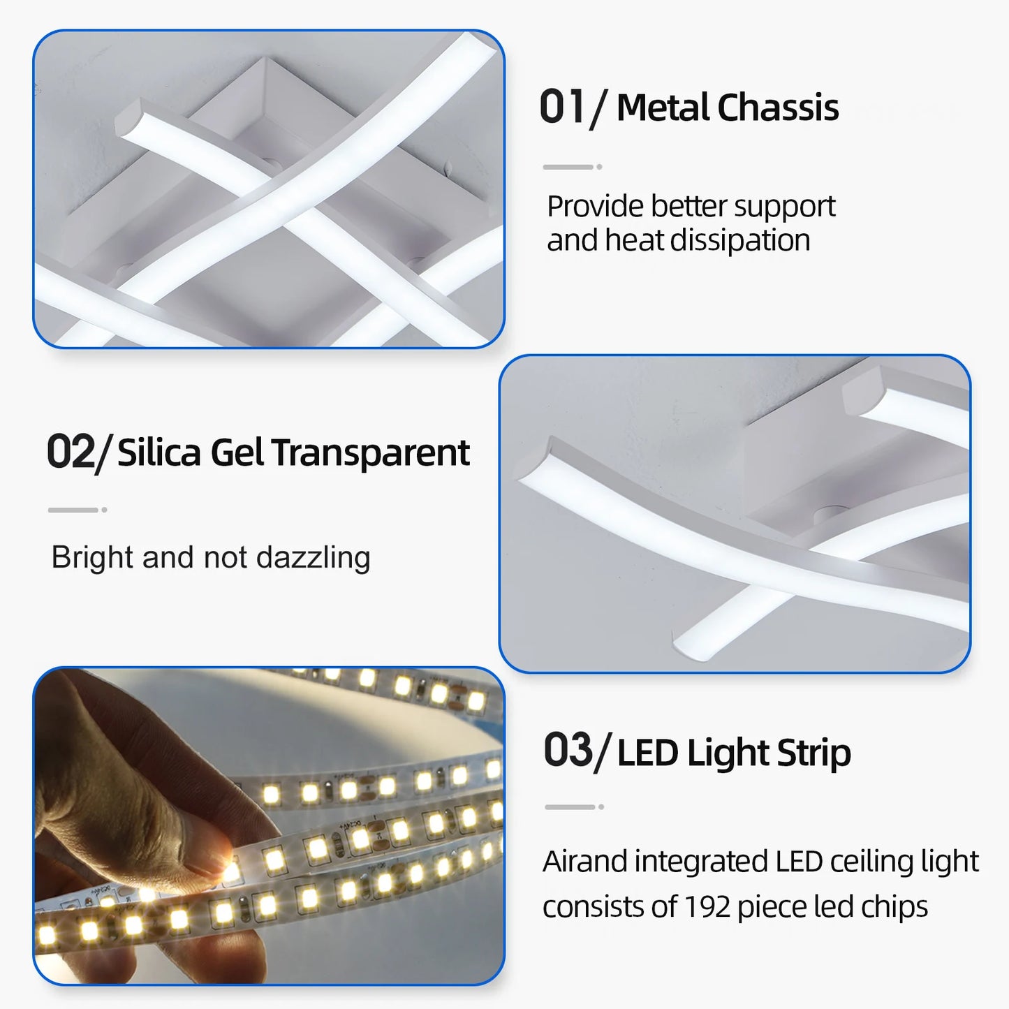 Cartmela 24W LED Ceiling Light – Modern Flush Mount Lamp
