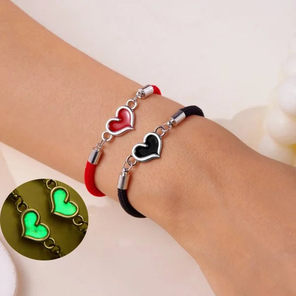 2PCS Butterfly Couples Luminous Bracelet