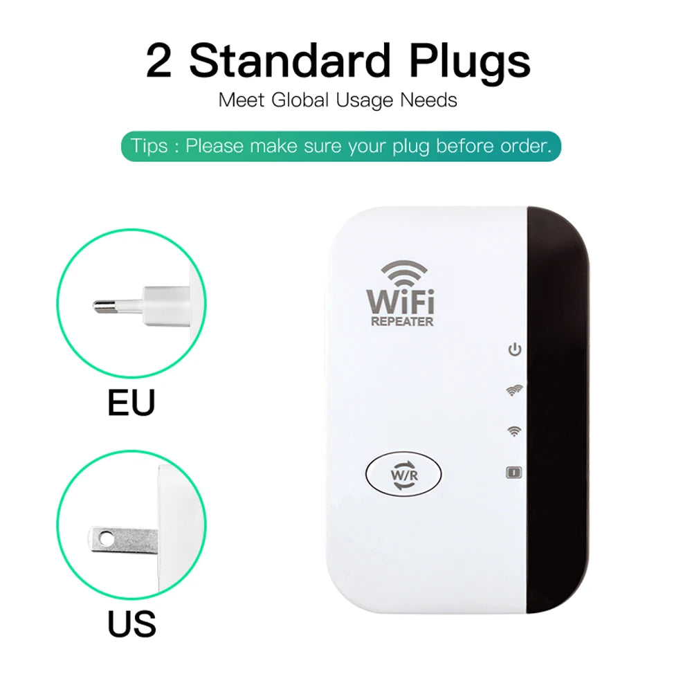 FENVI 300Mbps WiFi Repeater & Extender 802.11N Signal Booster