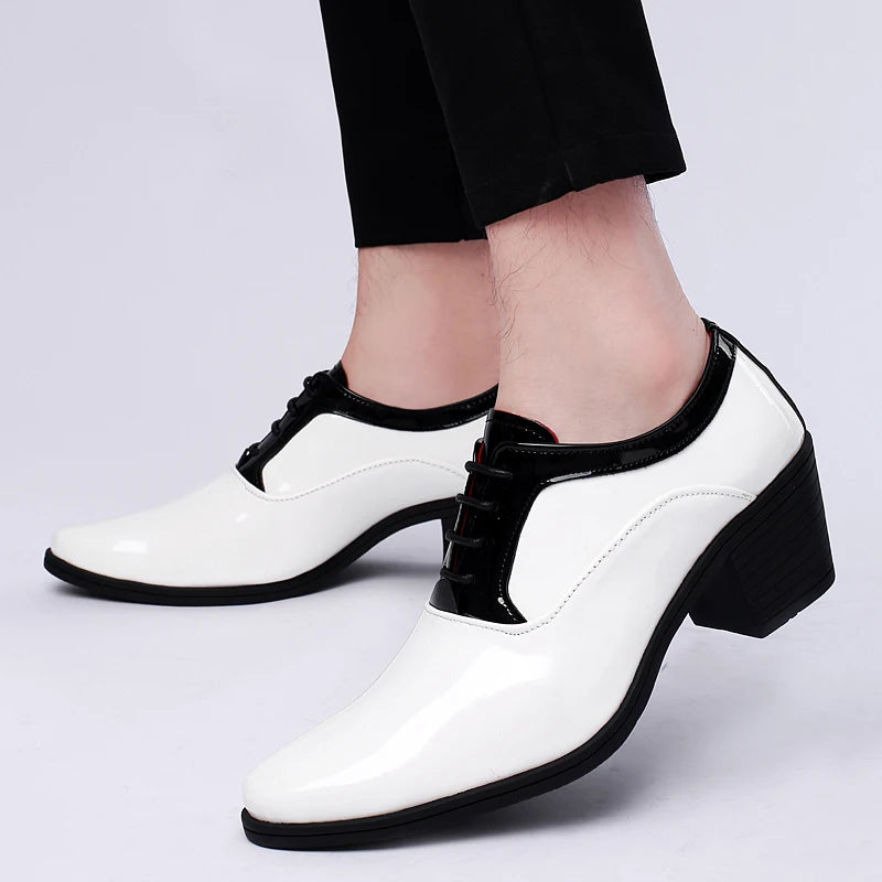 New Groom White & Black Oxfords