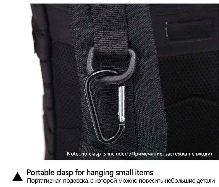 50L Tactical Backpack for Men – Outdoor Travel, Hiking & Hunting Bag