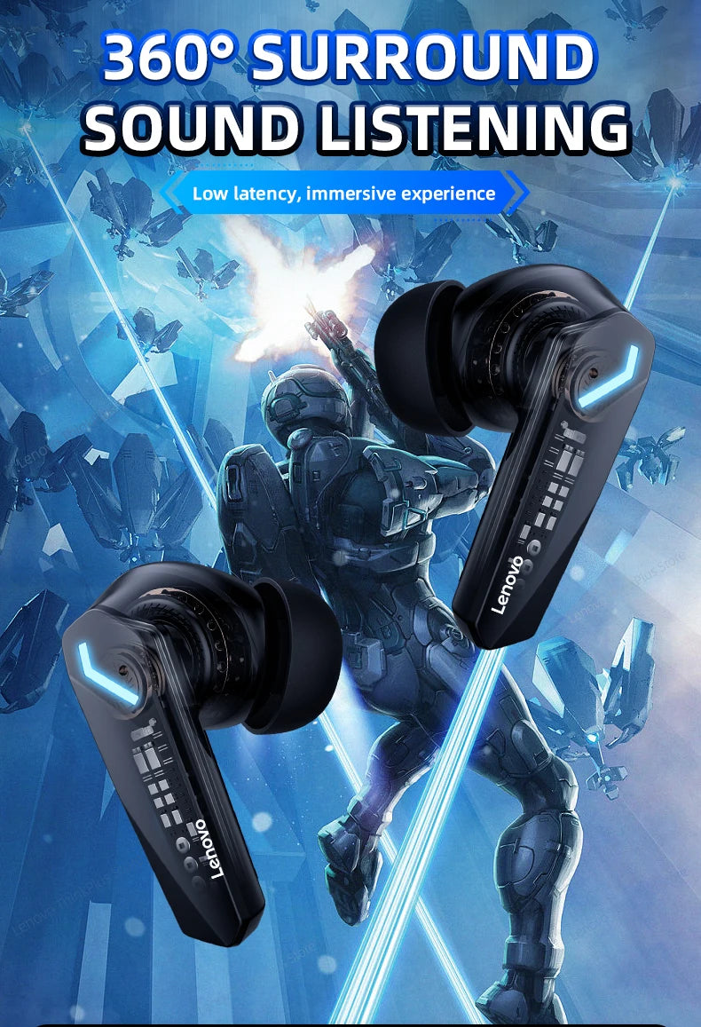 Lenovo GM2 Pro Wireless Earbuds Bluetooth 5.3 Gaming Headset