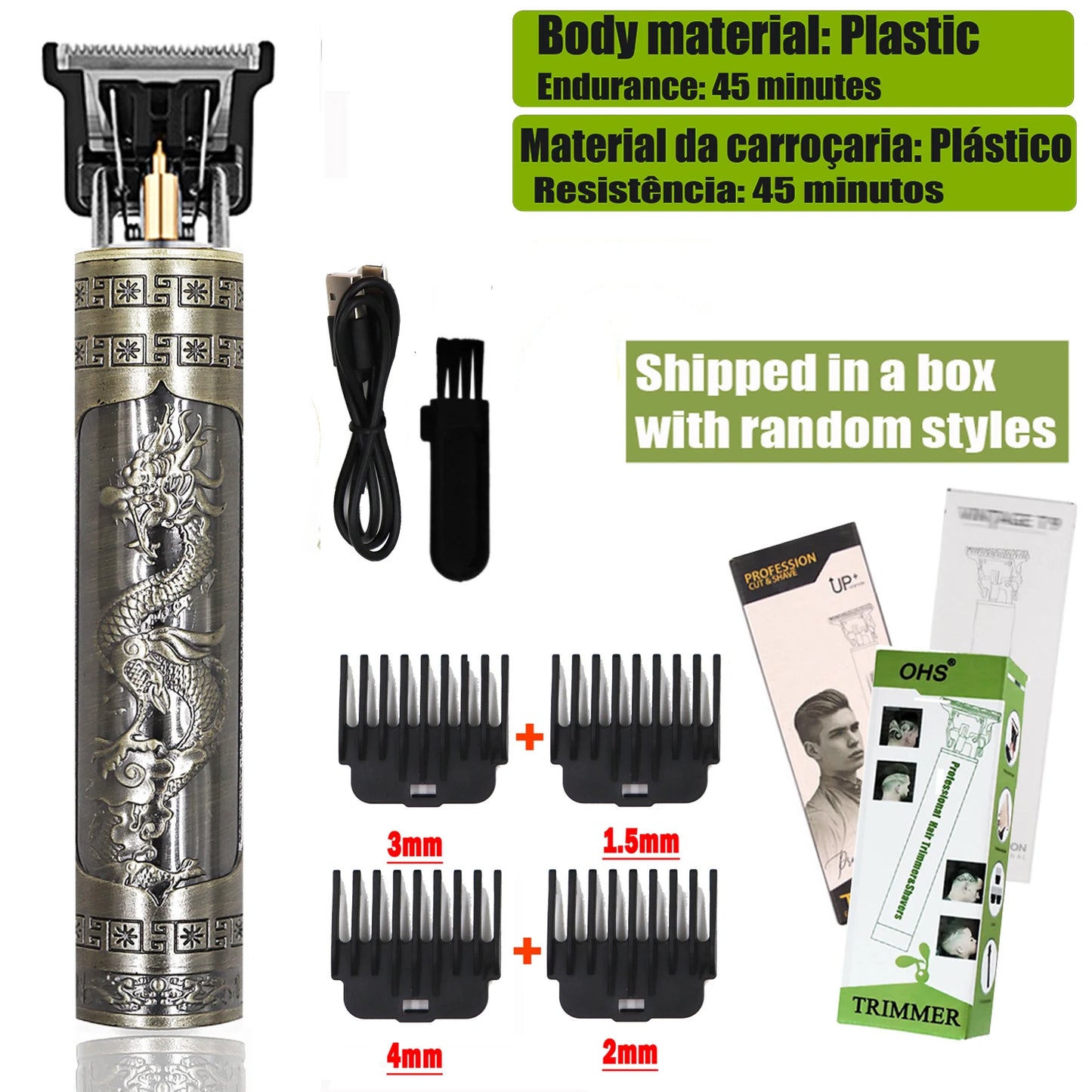 T9 Hair Clipper Zero Gap Trimmer