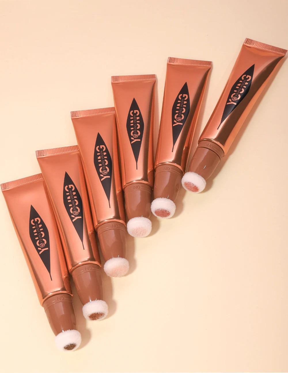 Air Cushion Blusher & High Gloss Stick – 6-Color Liquid Makeup Rouge