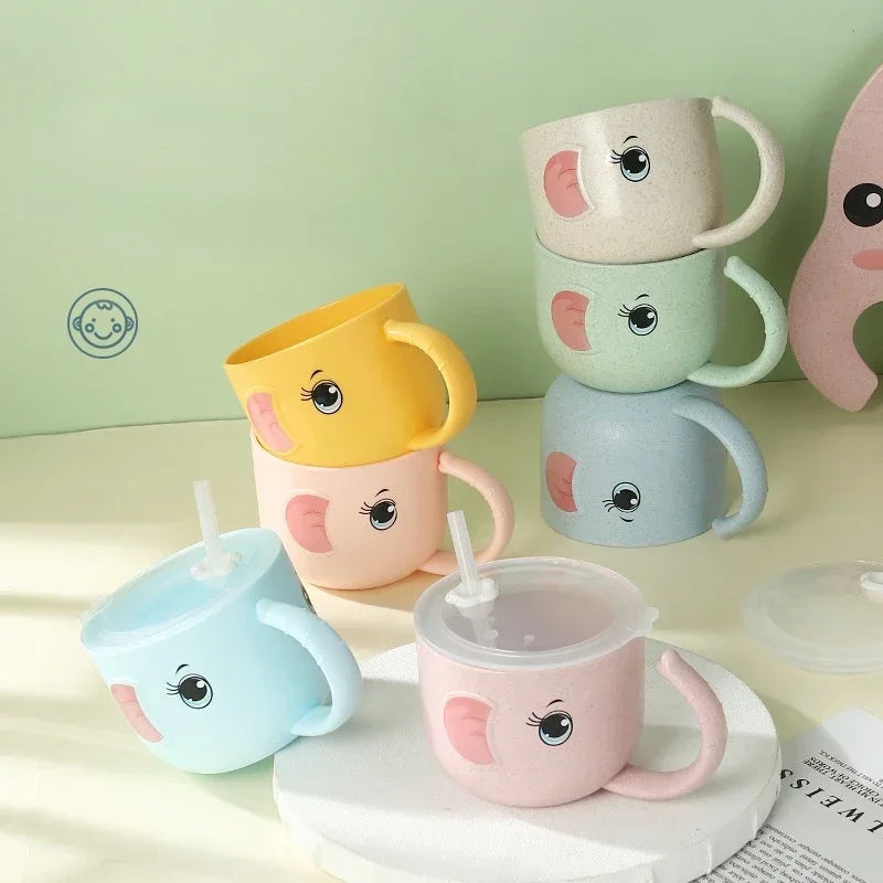 Cartmela Cartoon Elephant Baby Training Cup