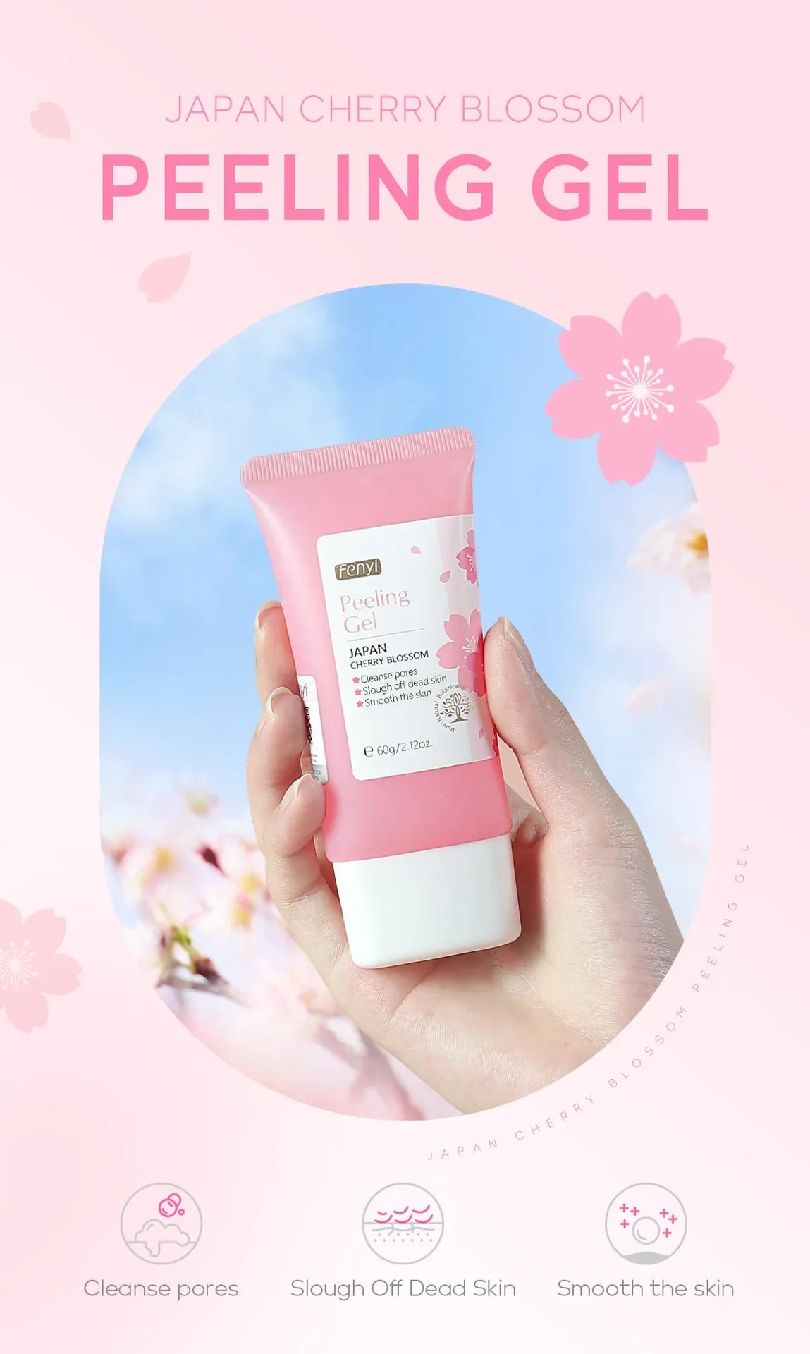 Deep Cleansing Exfoliating Gel – Whitening & Moisturizing Facial Scrub