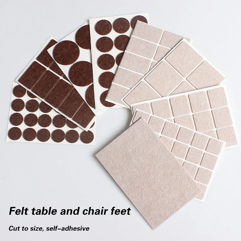 Felt Chair Leg Pads – Anti-Slip, Floor Protectors, Noise Reduction