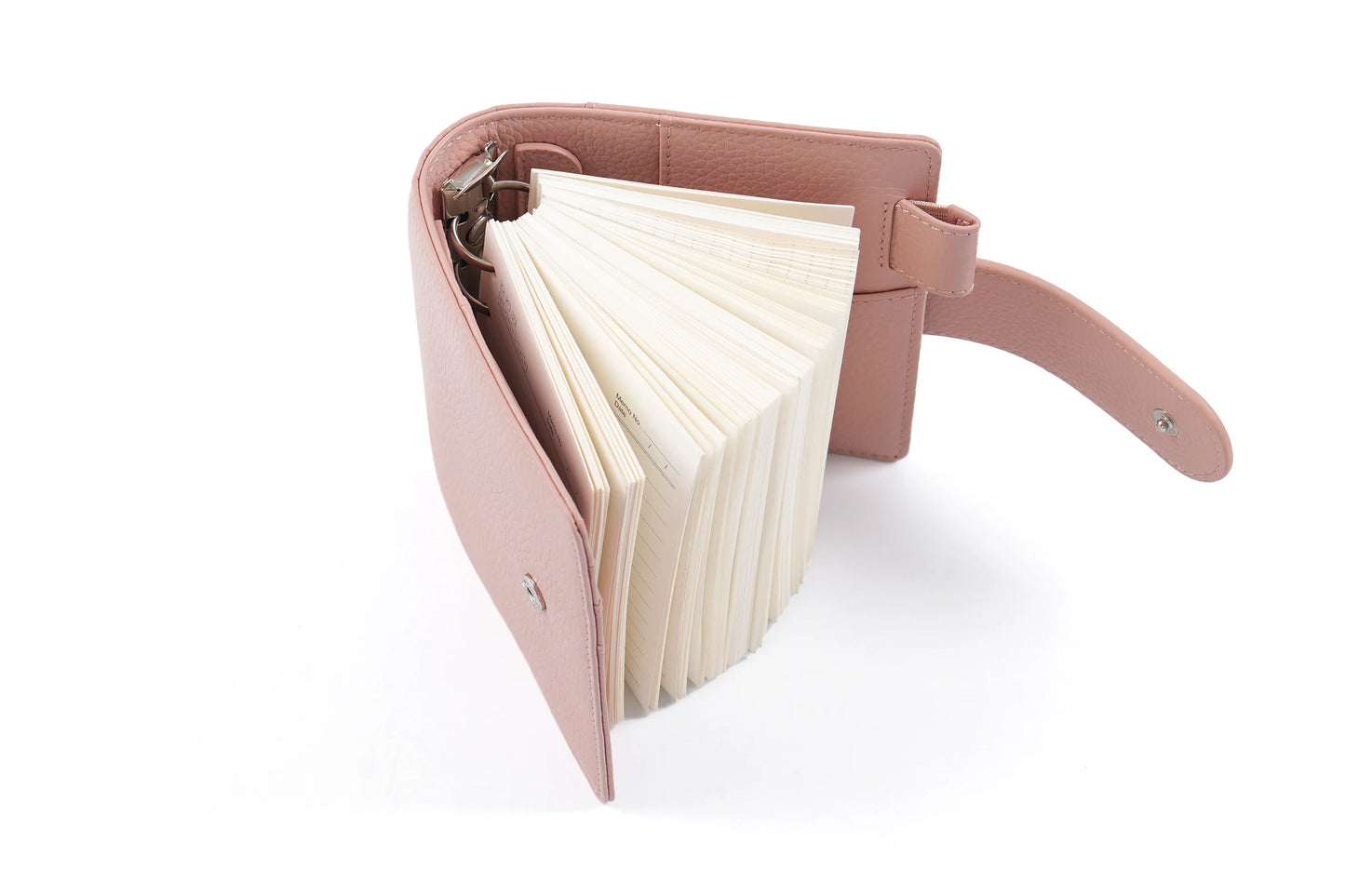 Elite Pocket A7 Rings Planner Cover – Pebbled Grain Leather, 25mm Rings