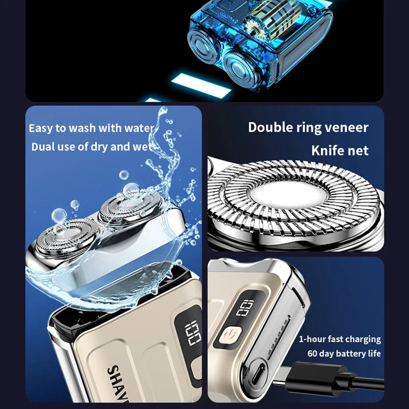 Travel Electric Shaver for Men