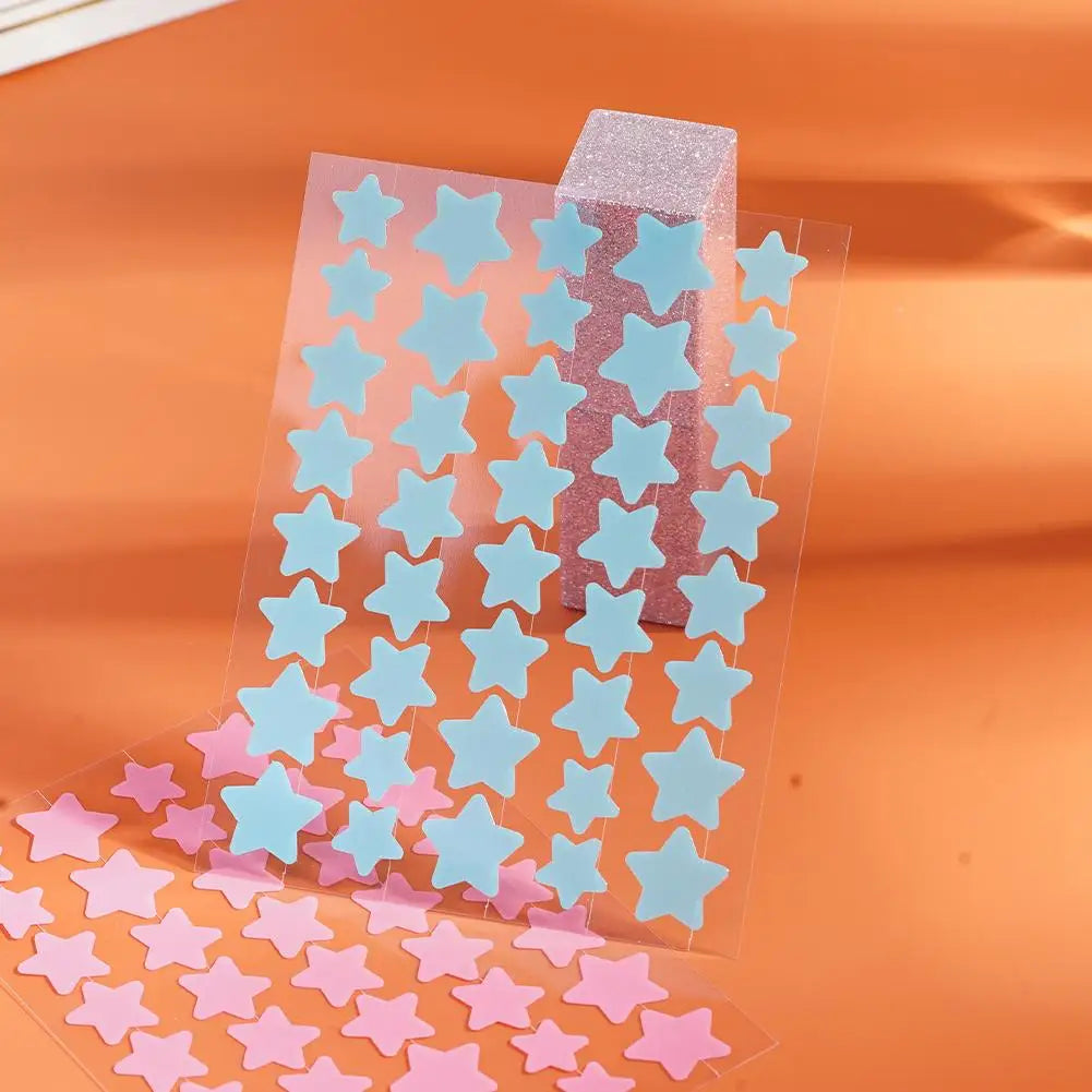 40pcs Star-Shaped Pimple Patches – Cute, Colorful & Invisible Care