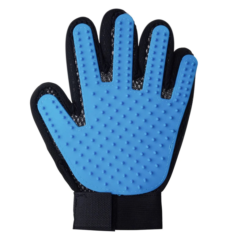 Pet Grooming Glove – Deshedding Brush & Bath Massage Tool for Cats & Dogs