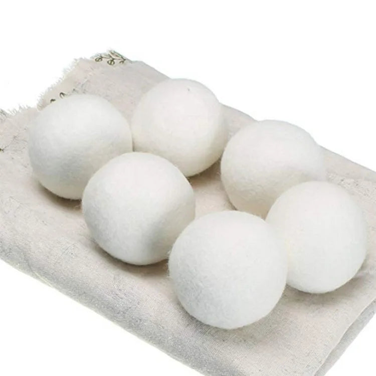 Reusable Wool Dryer Balls – Natural Fabric Softener for Laundry