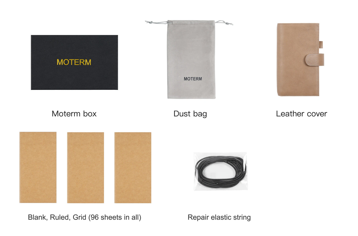 Vegetable Tanned Leather Travel Notebook – Standard Planner Cover