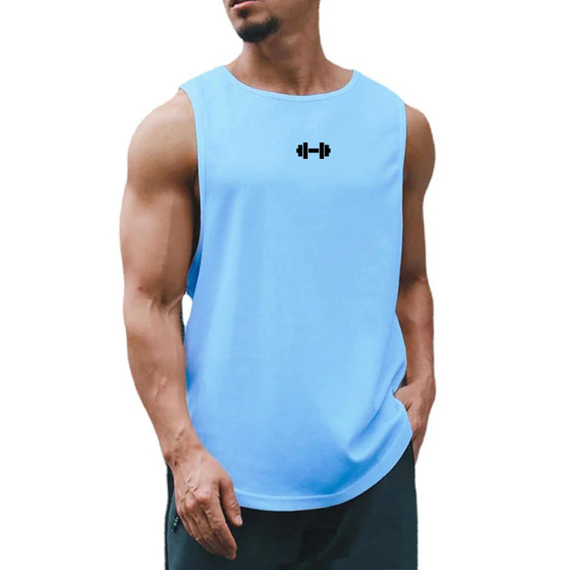 Men's Gym Tank Top – Quick-Dry Sleeveless Workout Shirt