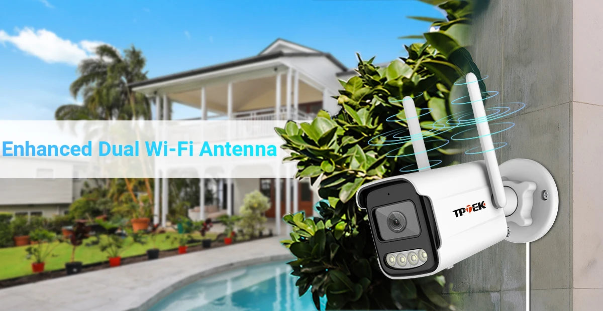 8MP 4K WiFi Wireless Outdoor IP Camera – AI Human Detection CCTV