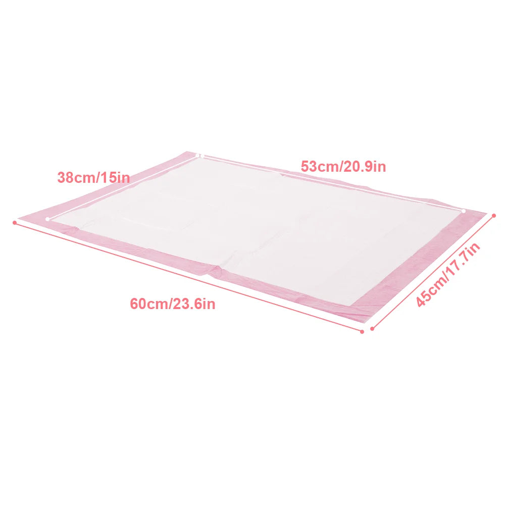 50pcs Disposable Pet Pee Pads – Puppy Training Diapers 60x90cm